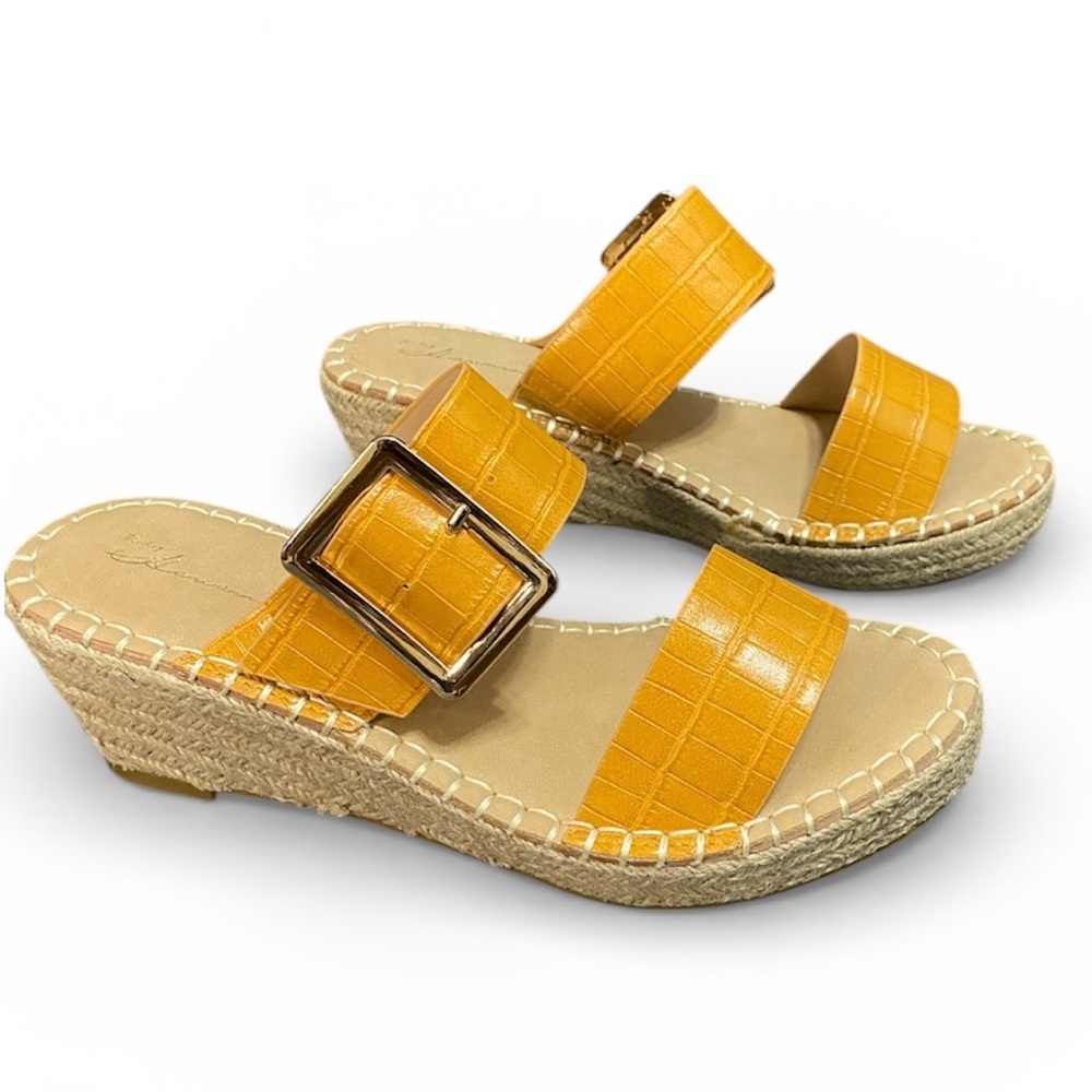 NIB Vintage Havana Robin Espadrille Wedge Sandals